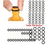 100/50Pcs/Set O-Rings 1/4 M22 3/8 O-Rings High Pressure Seal For Pressure Washer Hose Quick Disconnect Connector Tools Wholesale