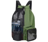 Bolsa de Natation, mochila de Malla con Cordón, Bolsa Deportiva, impermeable, Con compartimientos húmedos y SECOS, Correos ajustables, para Natation, fitness, entrenamiento para hambres y Mujeres