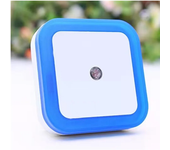 Wall Plug-in LED Night Light Auto Sensor Bedside Lamp For Bedroom Kid's Room Hallway Corridor Stairs EU/US 110V 220V Mini Cute