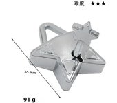 Classic IQ Metal Brain teaser Magic Puzzles Game Toys For Children Adults Funny Gifts Educational Toys Metal Puzzle