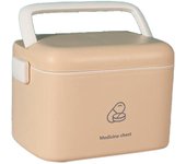 Medicina del Hogar Caja de Almacenamiento de Gran Capacidad Portátil Multifunctional Medicina de Emergencia de Pie