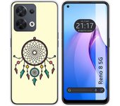 Funda Silicona para Oppo Reno 8 5G diseño Atrapasueños Dibujos
