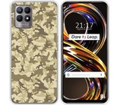 Funda Silicona para Realme 8i diseño Sand Camuflaje Dibujos