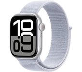 Apple Watch Series 10 GPS Cellular 42 mm Caja de aluminio en plata con correa deportiva Blue Cloud - Talla única
