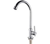 Grifo de Cocina para Agua, Grifo de Fregadero, Grifo de Agua Giratorio de 360, Grifo acero inoxidable, para Fregaderos de Cocina (Sin Agua Caliente)