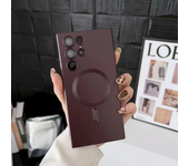 Luxury Matte Magnetic Case For Samsung S24 Ultra S23 S22 S21  Plus  Capa Magsafe Phone Cover