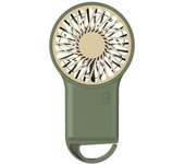 Ventilador de mano, de bolsillo pequeño ventilador portátil, mini ventilador recargable USB, ventiladores de mano de bolsillo para maquillaje, viaje camping al aire libre (verde)