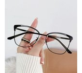 Trendy Office Anti Blue Light Glasses Women Fashion Retro Cat Eye Optical Eyeglasses Blue Rays Blocking Eye Protection Eyewear