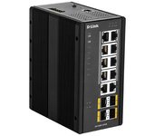 D-Link DIS?300G?14PSW 10 puertos RJ-45 Negro DIS-300G-14PSW
