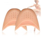 Forefoot Pad Toe Protector Silicone for Women Foot Care High Heel Ballerina Half Size Cushion Pain Relief Non-slip Shoe Insole
