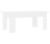 vidaXL Mesa de centro madera contrachapada 100x60x42 cm Blanco, Negro, Roble Sonoma Mesita de Salón o Comedor o Auxiliar Mesa de Café Meuble Salón