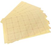 150 hojas de papel de caligrafía china, papel de cuadrícula Xuan, papel de arroz, pincel de caligrafía china, amante de la tinta, juego Sumi de escritura para principiantes