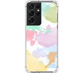 Funda Silicona Antigolpes para Samsung Galaxy S21 Ultra 5G diseño Acuarela 11 Dibujos