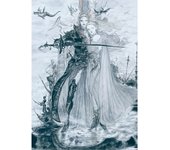 Yoshitaka Amano Final Fantasy Game Luxury Poster Sticky Wall Art Printing Waterproof Home Living Bed Room Bar Aesthetic Decor
