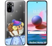 Tumundosmartphone Funda Gel Transparente para Xiaomi Redmi Note 10 / 10S diseño Cabra Dibujos