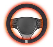 Auto climatizada cubierta del volante 12V 15 en coche universal invierno volante calefacción mano caliente rueda protectivecover