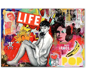 Modern Street Graffiti Wall Art Pop Parisian Woman HD Canvas Painting Poster and Prints Home Bedroom Living Room Decor
