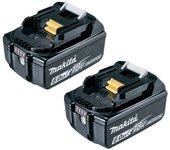 MAKITA - KIT 2 Batería 18V MAKITA 6.0Ah BL1860B 197422-4: Potencia y Duración para tus Herramientas Eléctricas