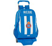 Mochila con Carro Rcd Espanyol 32X44X16 Cm (Safta 611753313)