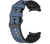 Silicone+Leather Strap for Samsung Galaxy Watch 7 6 5 Pro 40mm 44mm Band Watch6 4 Classic 47/43/46mm Replacement Correa Bracelet