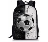 Mochila Escolar para niños Mochilas con Patrón de Fútbol