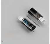 140W USB C To Type C Adapter Lightning Output Digital Display Fully Transparent Adapter For iPhone Tablet Laptop OTG Connector