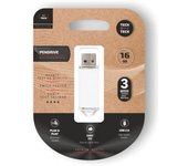 Pendrive 16GB Tech One Tech Basic USB 2.0/ Blanco