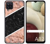 Tumundosmartphone Funda Gel Tpu para Samsung Galaxy A12 / M12 diseño Mármol 07 Dibujos