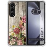 Funda Silicona para Samsung Galaxy Z Fold 5 5G diseño Madera 08 Dibujos