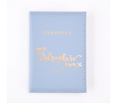 2024 New PU Leather Travel Passport Cover Heart Letter Print Women Passport Holder Case for Men Travel Document Credit Card Case