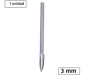 3mm Shank Wood Carving Drill Bit Milling Cutters White Steel Sharp Edges Woodworking Tools Three Blades Wood Carving Knives