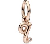 Pandora  Charm Colgante Letra Minúscula Q 782476C01 , para Mujer