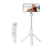 Palo de Selfie para teléfono móvil, trípode inalámbrico Remote with Bluetooth, soporte para teléfono con Luz de reposición de Belleza