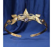 Retro Greek Style Bride Wedding Headband Queen Model Show Leaf Crown Headband Cosplay Costumes Headdresses