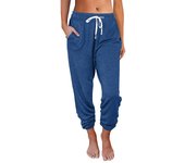 2024 Spring and Summer New Amazon European and American Clothing Cross-Border Casual Loose Pocket High Waist Nine-Point Leg Pant