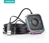 Joyroom Bluetooth 5.4 Car Adapter With Dual Mics Noise Cancellation AUX Bluetooth Wireless Receiver Car Kit Plug-and-Play