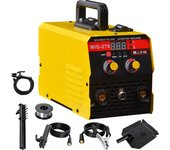 máquina de soldadura Mig semiautomática 3 en 1, soldador de soldadura con inversor de sincergia sin gas, arco de argón Tig,220V soldador eléctrico de arco inversor, con caja de almacenamiento de herramientas Herramienta de Soldadura Eléctrica de Precisión