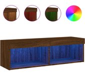 Mueble para TV con luces LED 100x30x30 cm, Mueble de Salon, Mueble TV, Mueble TV salon, Mesa de TV, Mueble tele
