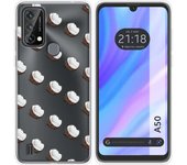 Funda Silicona Transparente para Blackview A50 diseño Cocos Dibujos