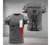 Men's T-Shirt Summer Short Sleeve 3D Printed Poland Soldier Veteran Harajuku Loose Top T-Shirt Men's Oversized Clothing 6XL