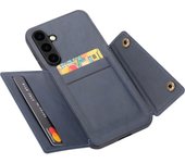 Card Holder Leather Case for Samsung Galaxy S25 Ultra S24 FE S23 S22 Ultra S21 S20 FE S10 Plus 5G Wallet Phone Cover Etui Coque
