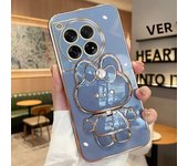 Plating Rabbit Phone Case for OnePlus 9 Pro 9 R T 8T 10 11 R Pro 12 OnePlus ACE PRO 2V 3V Luxury Makeup Mirror Holder Phone Case