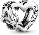 Charm Pandora Te Quiero Mamá Corazón Infinito 798825C00