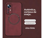 Sheepskin Vintage Magnetic Leather Soft Case for Xiaomi Mi 14 13T 12 11T Lite Poco X6 M6 F6 F3 F4 F5 Pro 4G 5G Airbag Phone Case