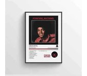 80s Pop Singer Michael Jackson Poster Aesthetics Music Album Cover THRILLER Scream Cat Canvas Print for Wall Art Home Room Decor