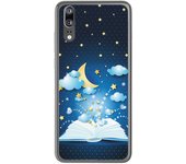 Tumundosmartphone Funda Gel Tpu para Huawei P20 Diseño Libro Cuentos Dibujos