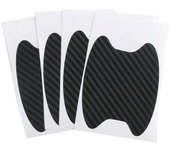 4Pcs Set Car Styling Mouldings Sticker Car Door Sticker Carbon Fiber Scratches Resistant Cover Auto Handle Protection Film Parts