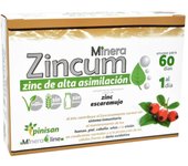 Minera Zincum Sin Gluten Vegan 60caps Pinisan