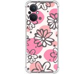 Funda Silicona Antigolpes para Oppo Reno 8 Lite 5G diseño Flores 09 Dibujos