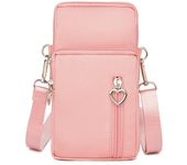 Bolsos Pequeños de Alta Calidad para Mujeres Multifuncionales Impermeables de Nylon Bolsa de Hombro para Teléfono Móvil Deporte Bolsa de Mensajero